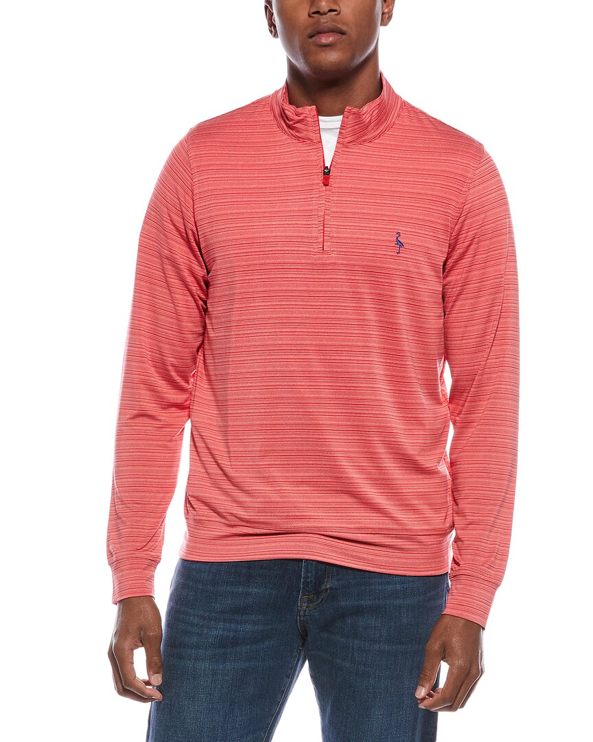 Tailorbyrd Yarn Dye Stripe Performance Quarter Zip