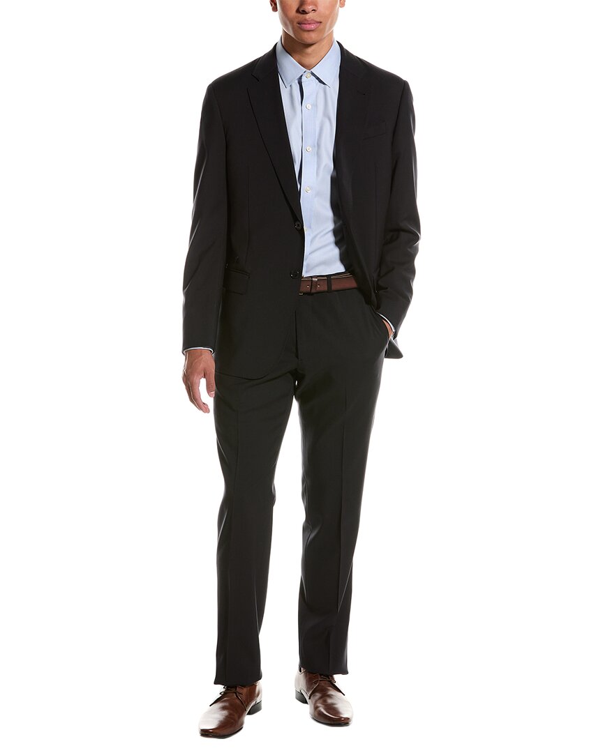 Emporio Armani G-line 2pc Wool Suit In Navy