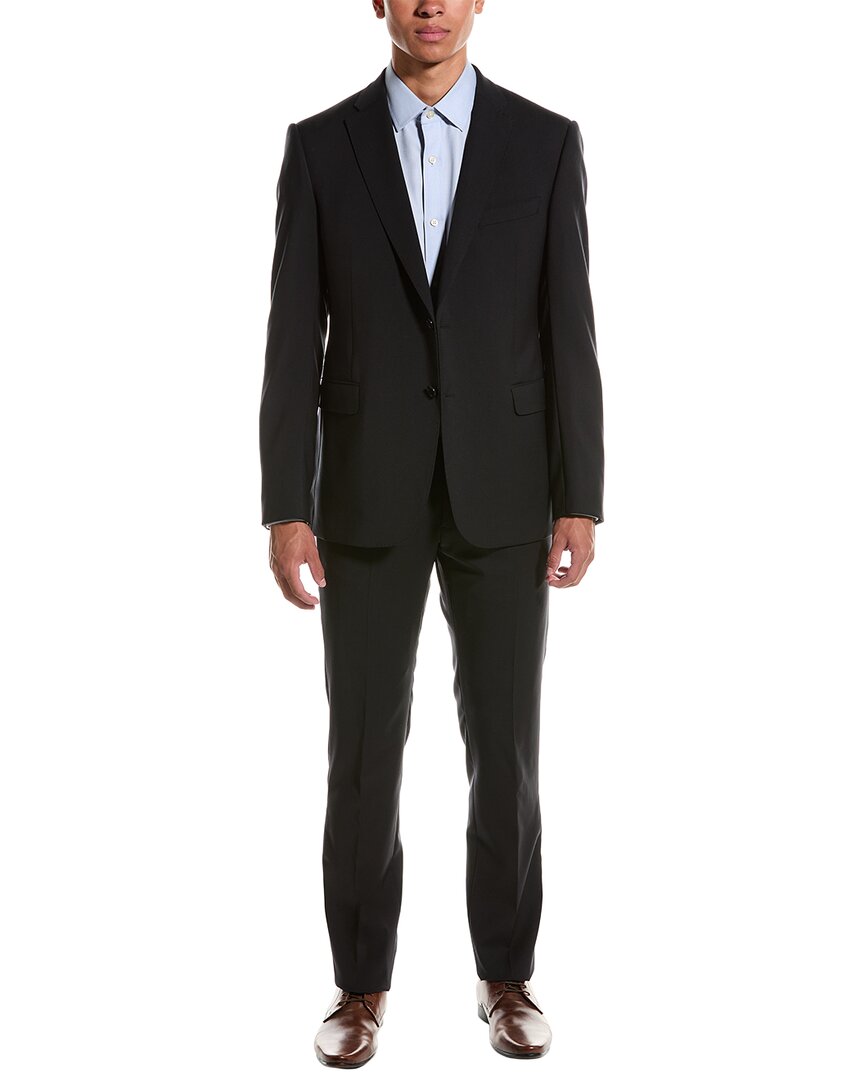 Emporio Armani G-line 2pc Wool Suit In Blue