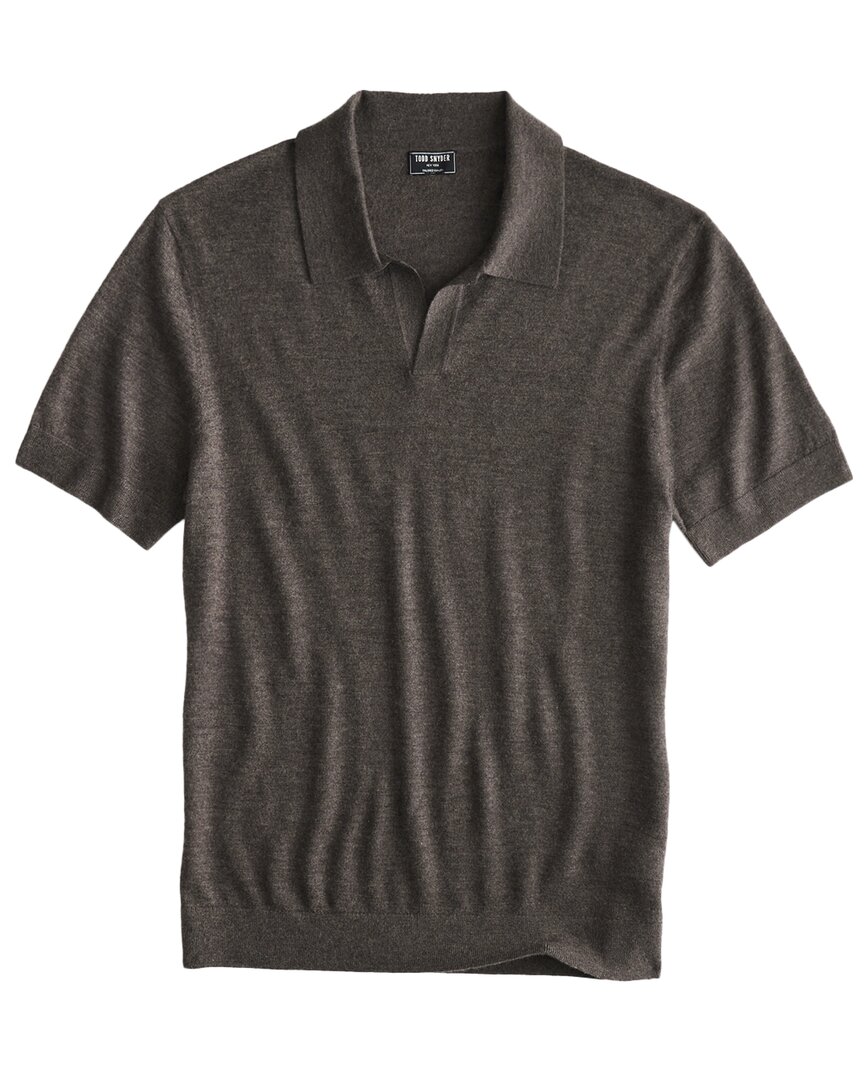 Shop Todd Snyder Cashmere Polo Shirt
