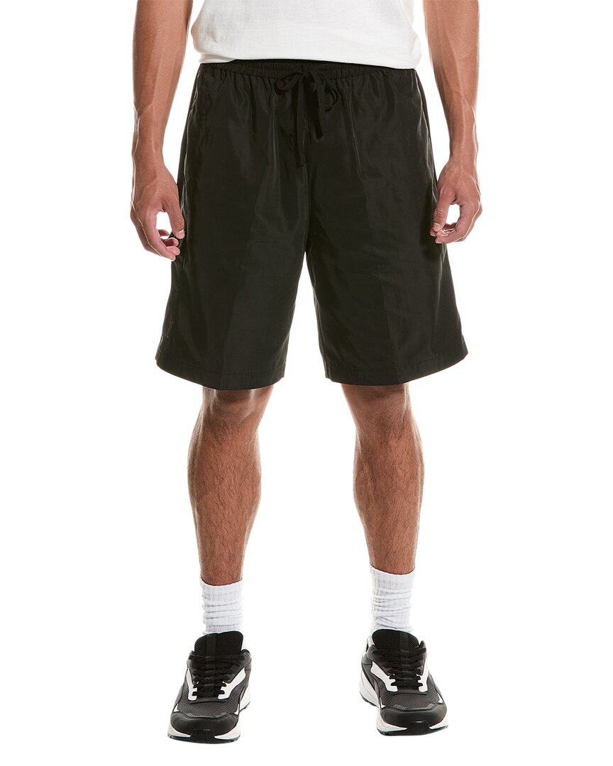 Atm Anthony Thomas Melillo Sporty Slim Cargo Short In Black