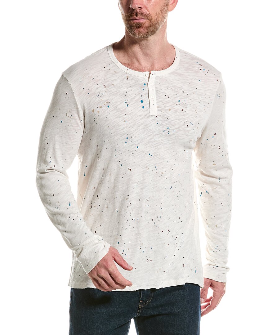 Shop Atm Anthony Thomas Melillo Splatter Shirt In White