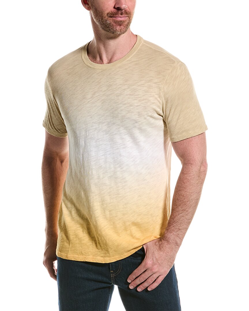 Atm Anthony Thomas Melillo Crewneck T-shirt In Yellow