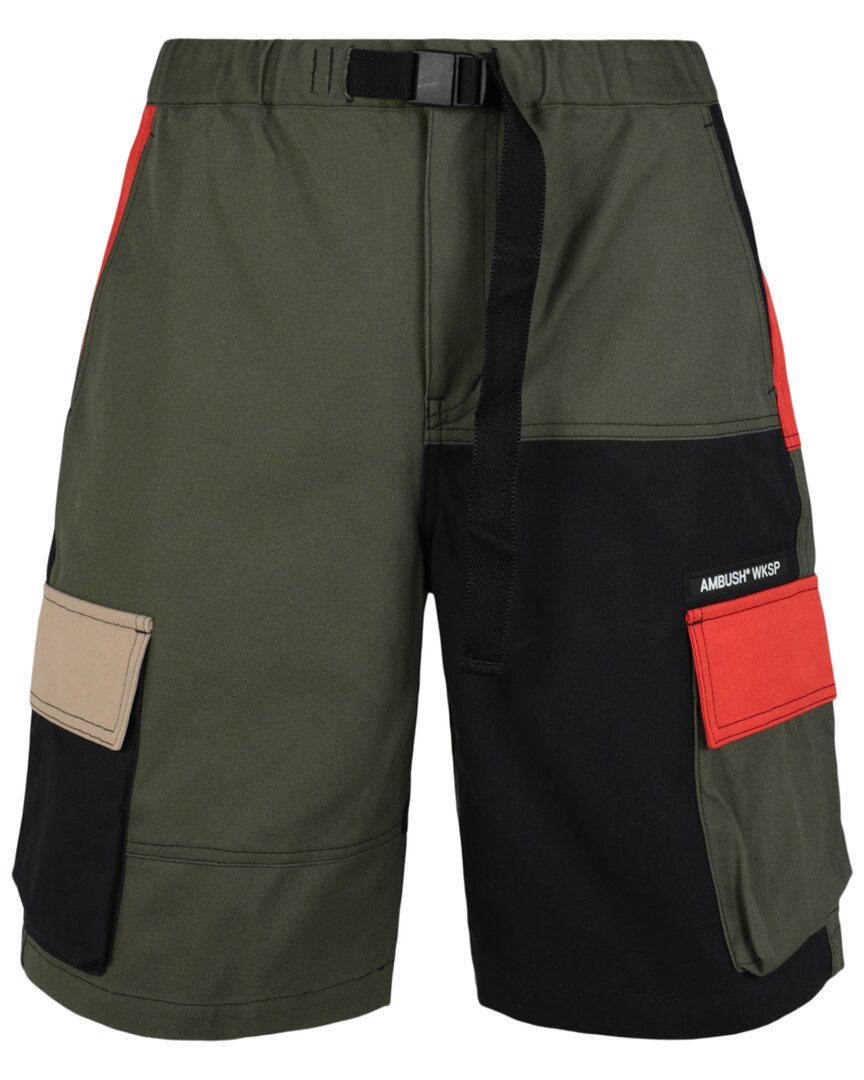 Ambush Colour-block Cargo Shorts