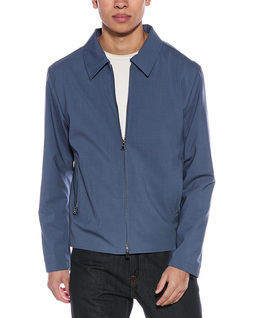 Boss By Hugo Boss Boss Hugo Boss Hanry Wool-blend Jacket In Blue