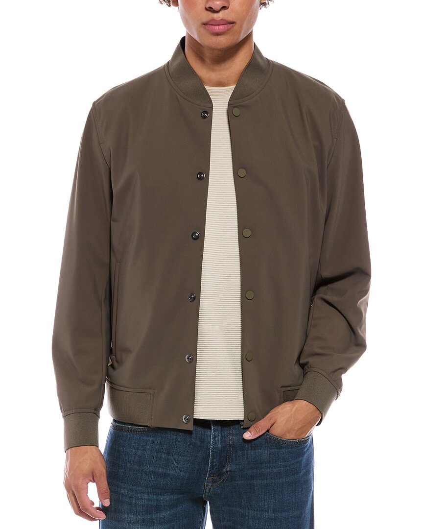 Theory Murphy Precision Ponte Jacket In Brown