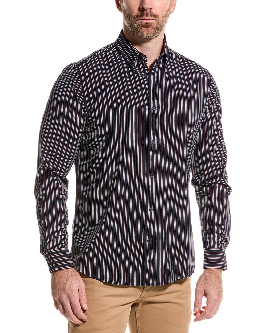 Report Collection Hyper Stretch Shirt In Blue