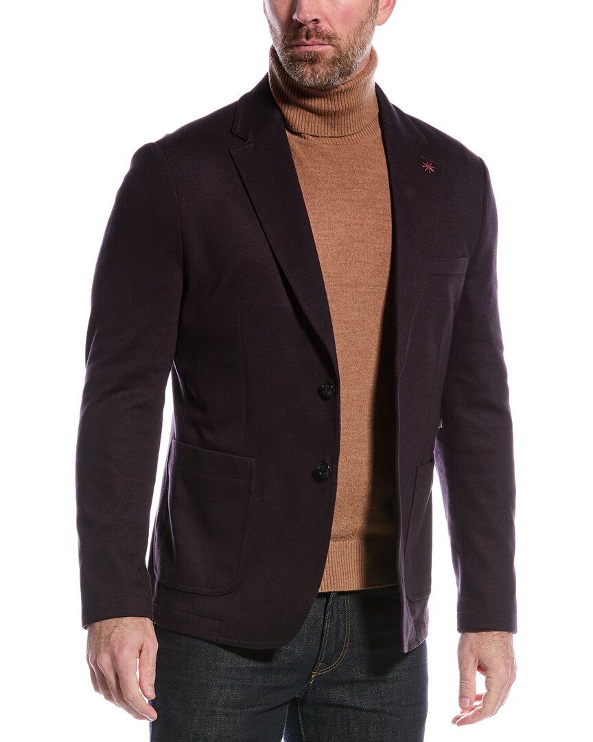 Report Collection Popcorn Textured Jacket In Purple