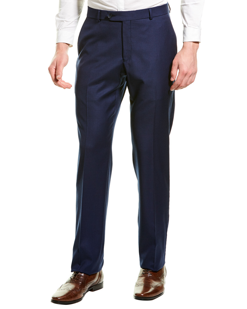 Ballin Soho Comfort Eze Wool Dress Pant Men's Blue 34 | eBay