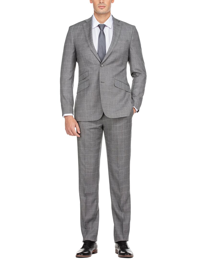 ENGLISH LAUNDRY 2pc Wool Suit Navy EL22-60-410