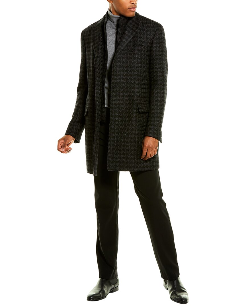 Image of Corneliani Wool & Cashmere-Blend Top Coat