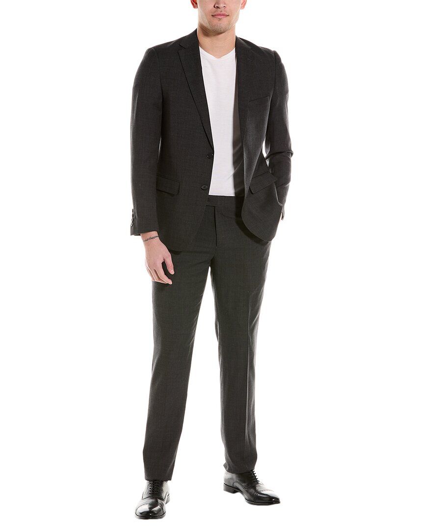 Shop Zanetti 2pc Wool-blend Suit