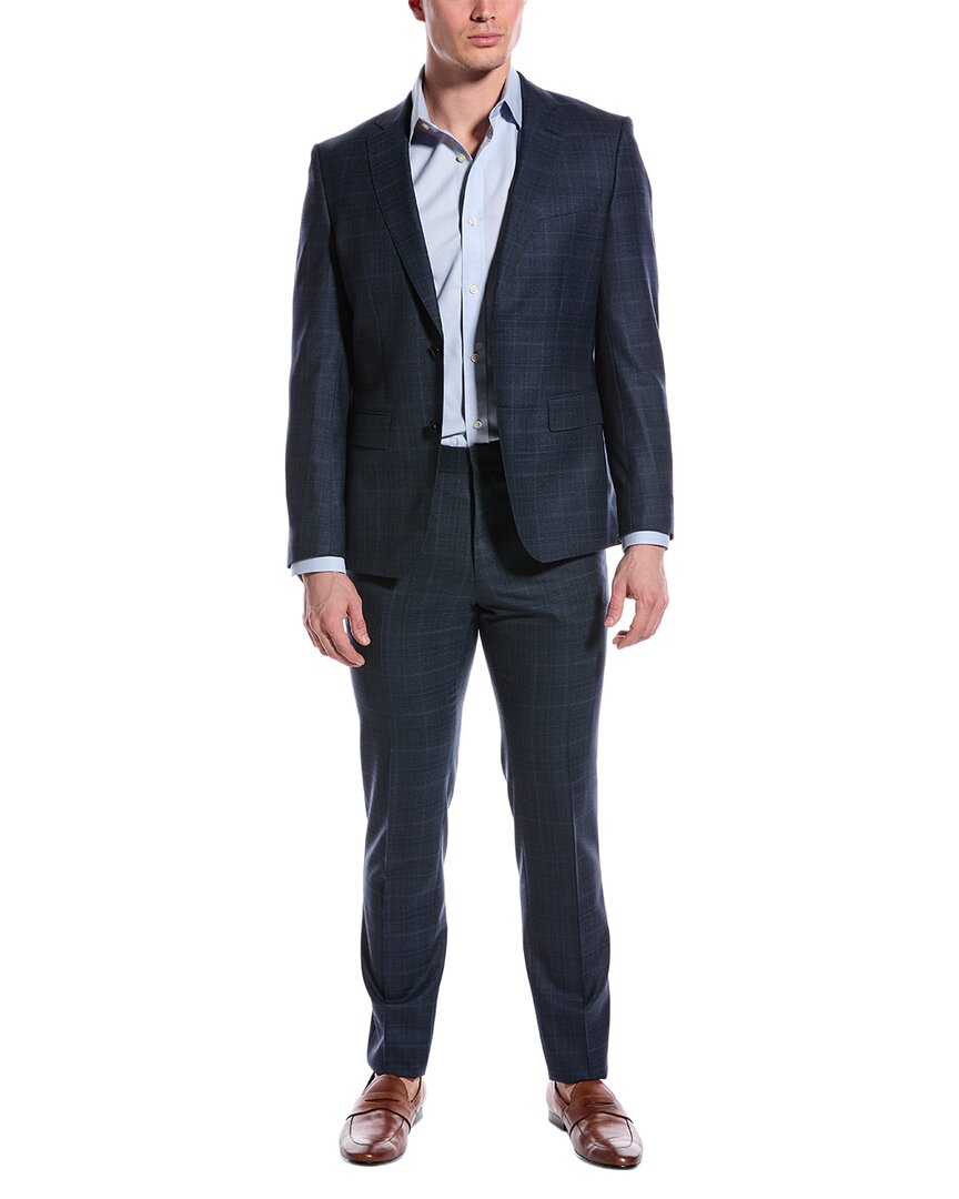 Hugo Boss Boss  2pc Slim Fit Wool Suit In Grey