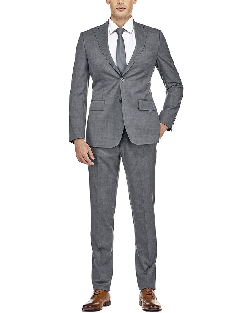 English Laundry Wool-blend Suit In Gray