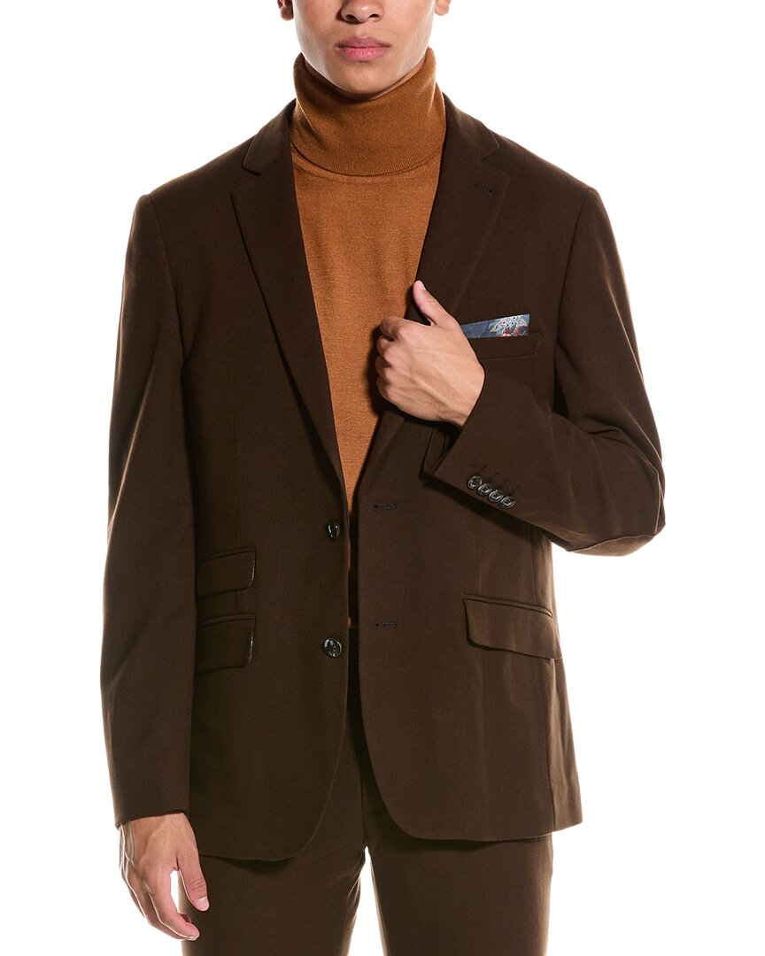 Paisley & Gray Dover Slim Fit Jacket In Brown