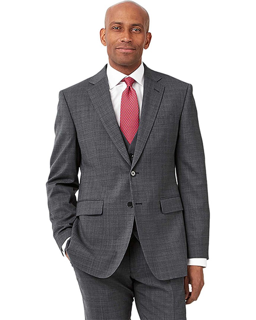 Charles Tyrwhitt Semi Plain Slim Fit Suit Jacket In Metallic
