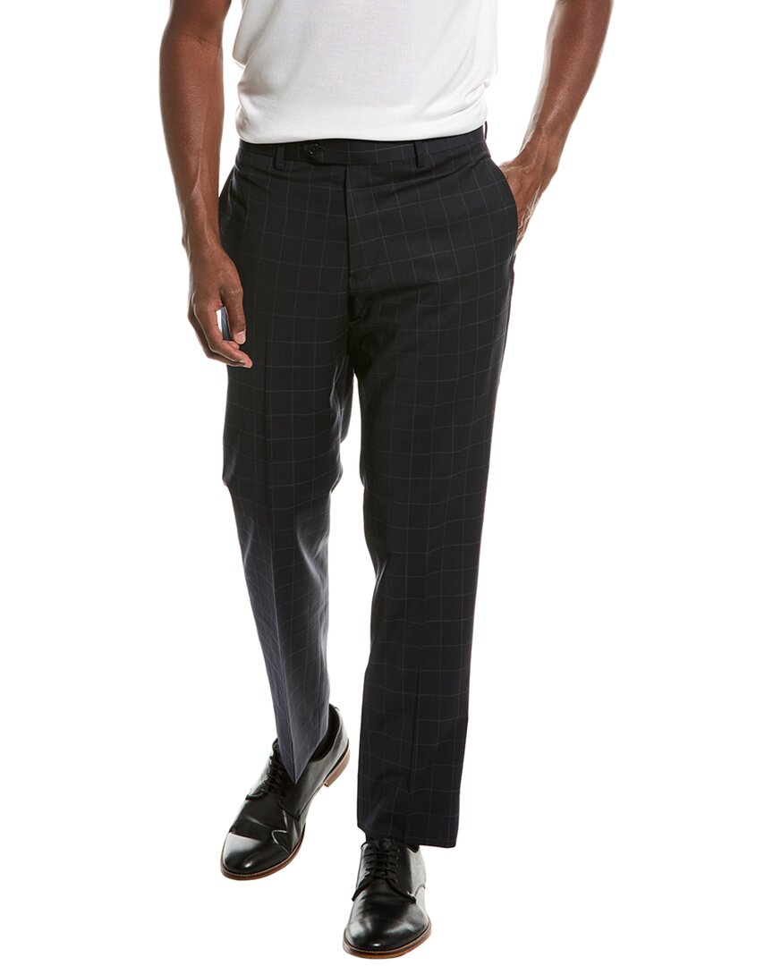 Brooks Brothers Classic Wool-blend Pant In Blue