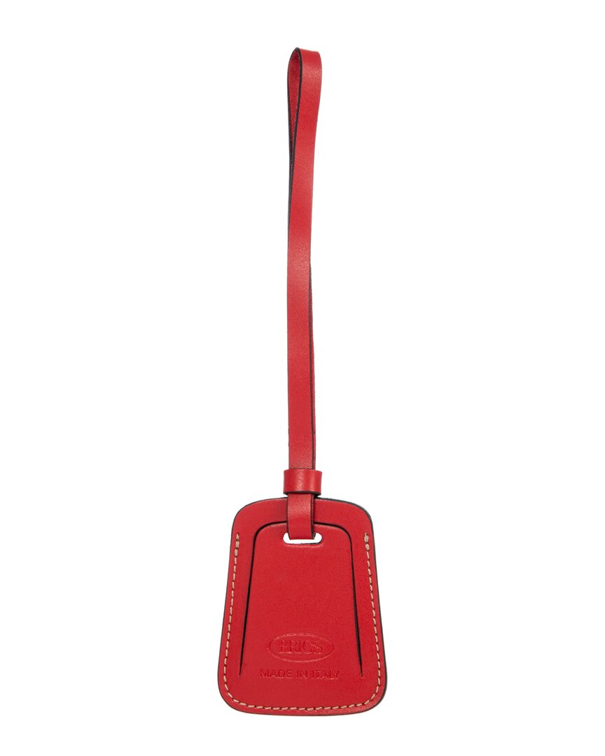 Bric's Address Tag In Red