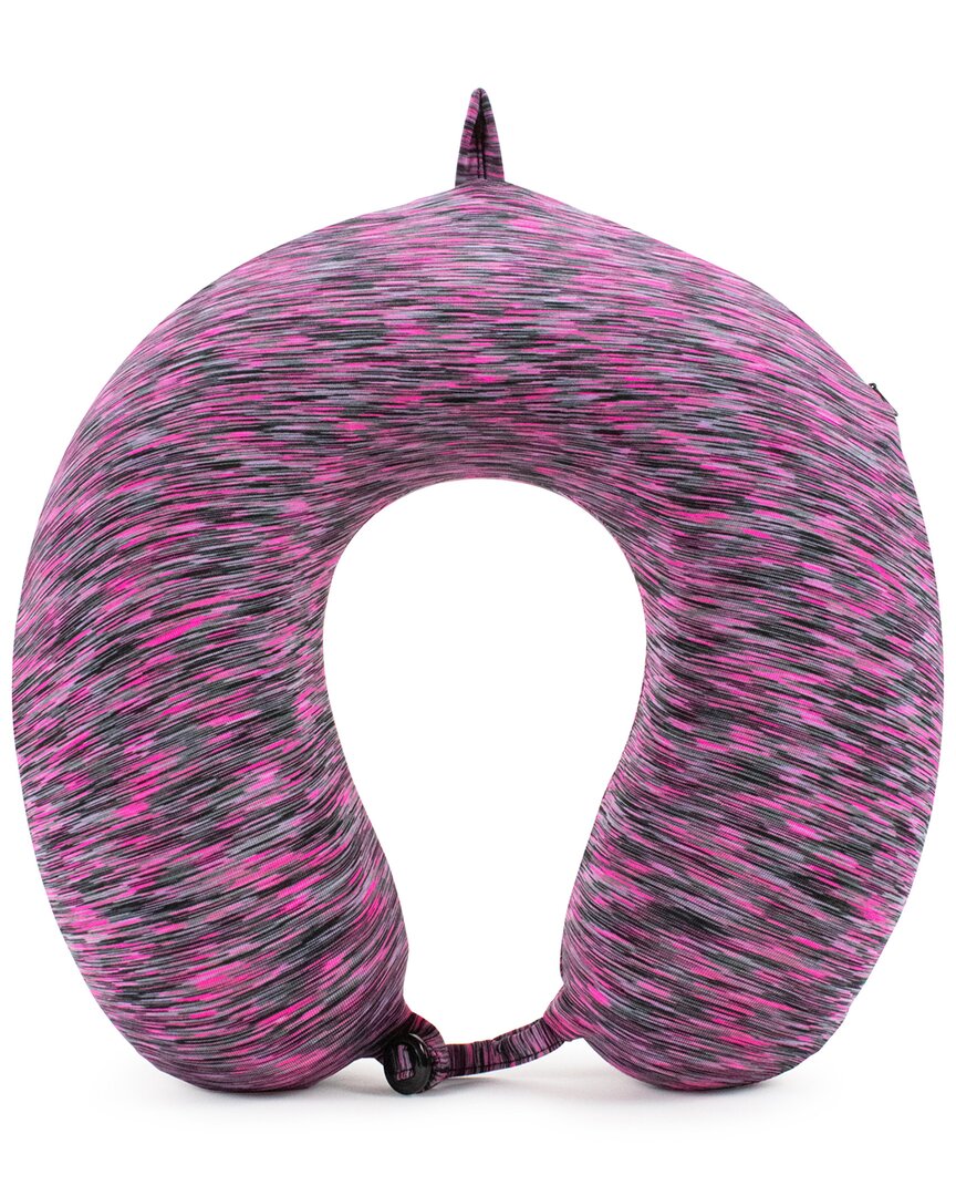 Miami Carryon Space Dye Travel Neck Pillow In Pink