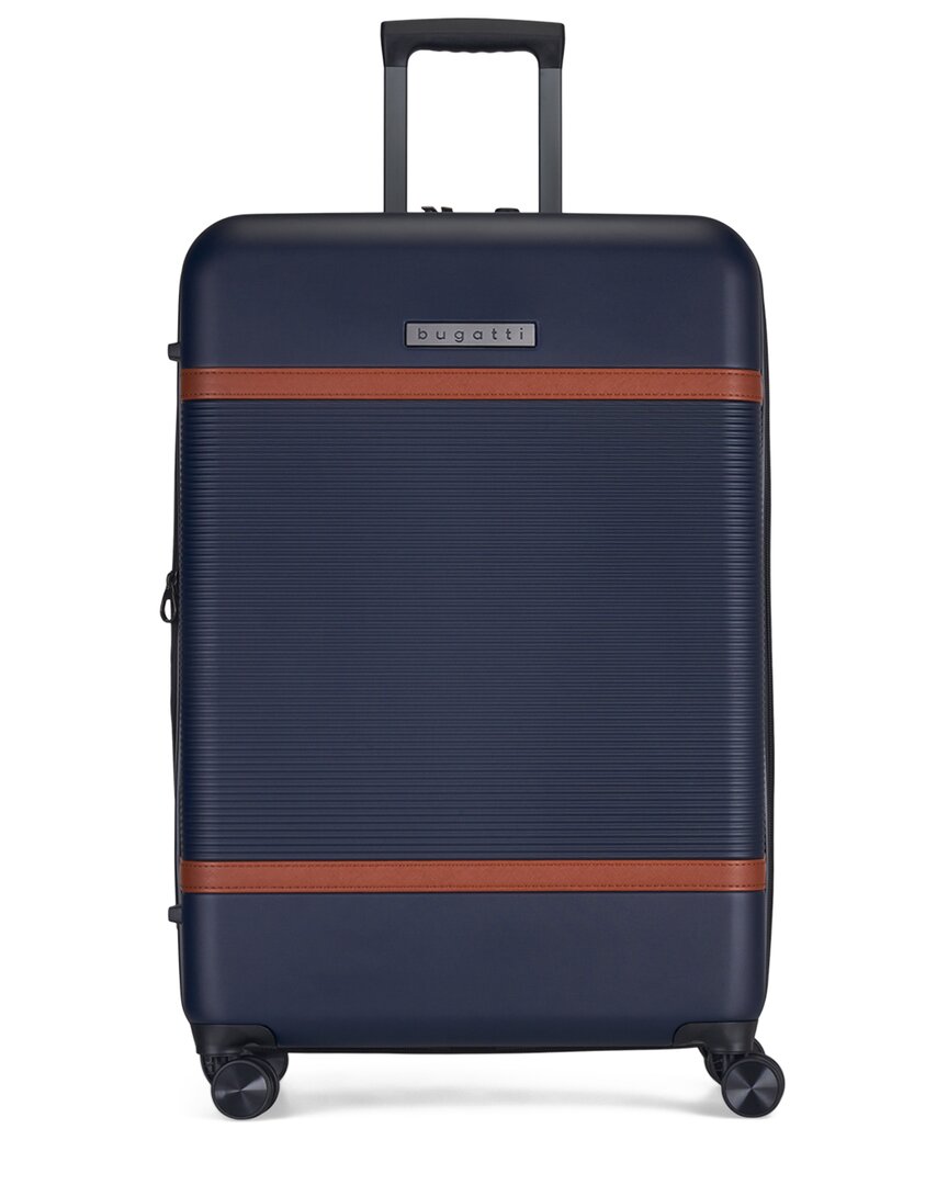 Bugatti Wellington Expandable 28in Large Size Luggage In Blue