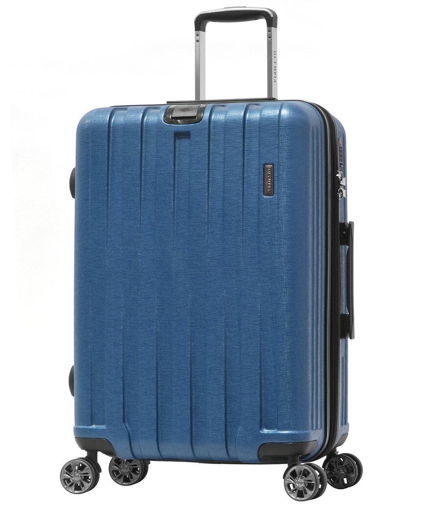 Olympia Usa Sidewinder 25in Expandable Mid-size Spinner In Blue