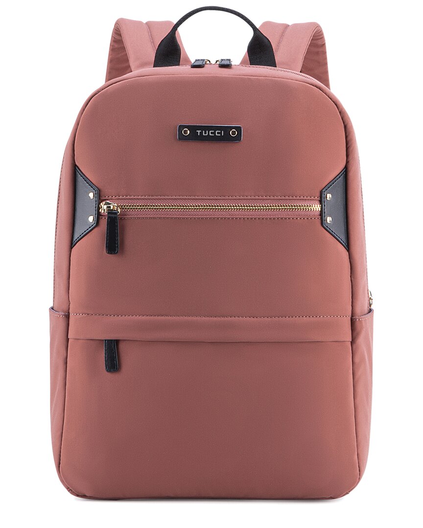 Tucci Italy Trektornardo Backpack In Pink