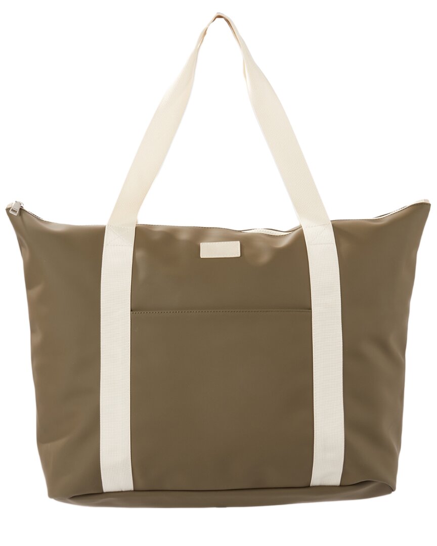 Shop Bey-berk Capri Tote In Green