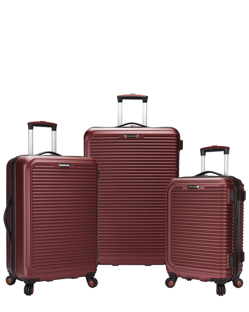 Traveler's Choice Travel Select Savannah 3pc Hardside Luggage Set In Green