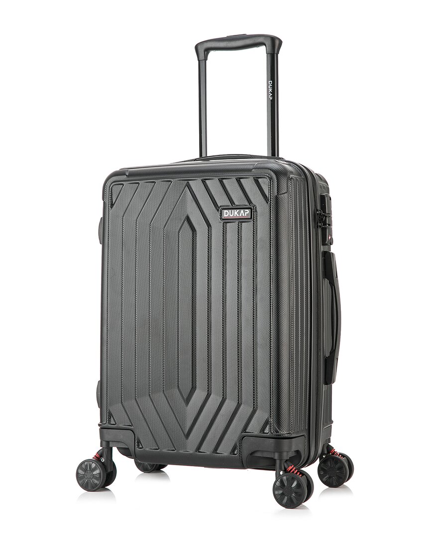 Dukap Stratos Lightweight Hardside Spinner 20in In Black