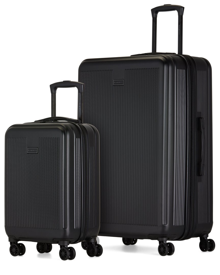 Bugatti Singapore 2pc Hardside Expandable Luggage Set In Black