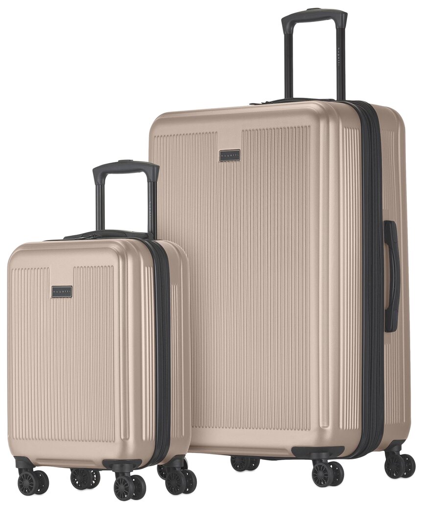 Bugatti Singapore 2pc Hardside Expandable Luggage Set In Pink