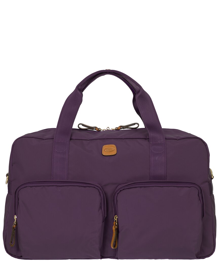 Bric's X-collection X-travel Holdall With Pockets In Purple