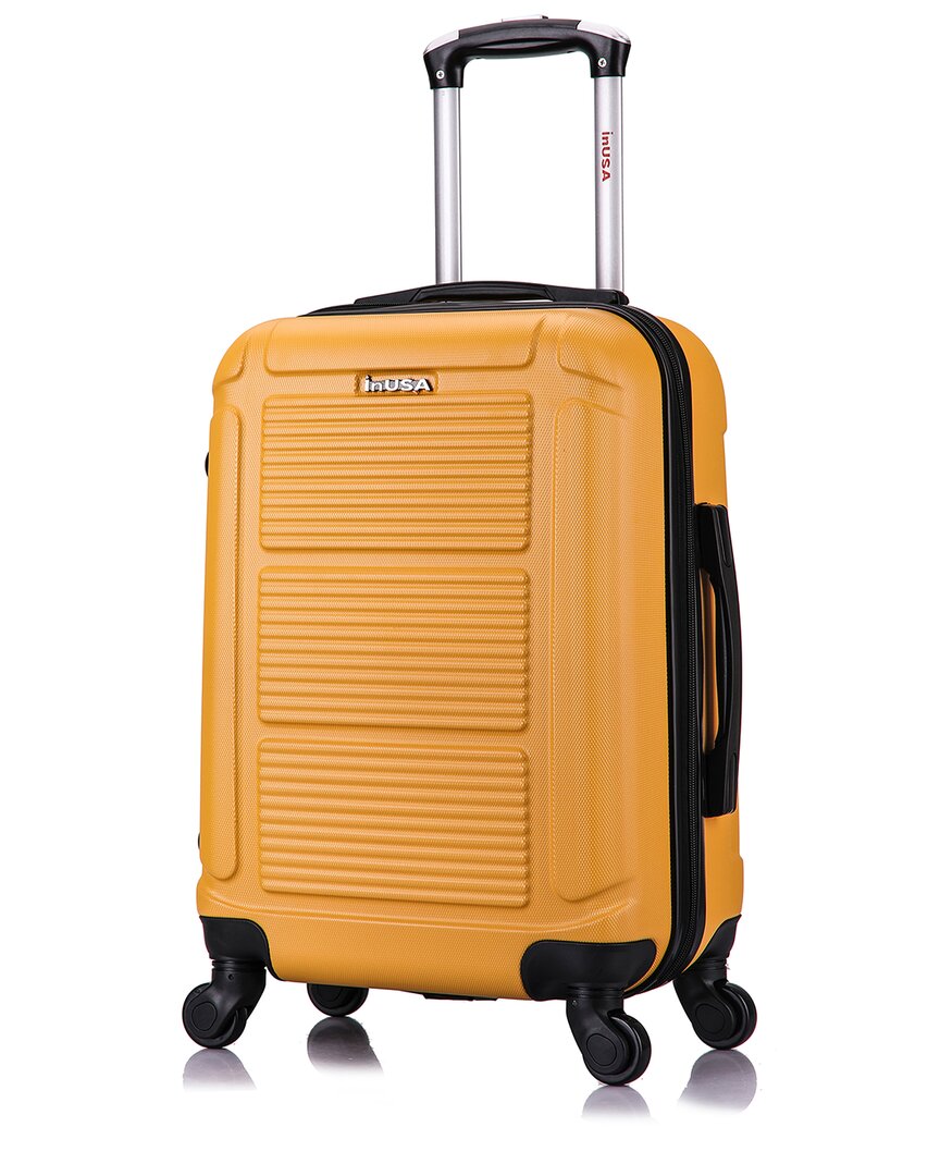 Inusa Pilot Lightweight Hardside Luggage 20in In Yellow
