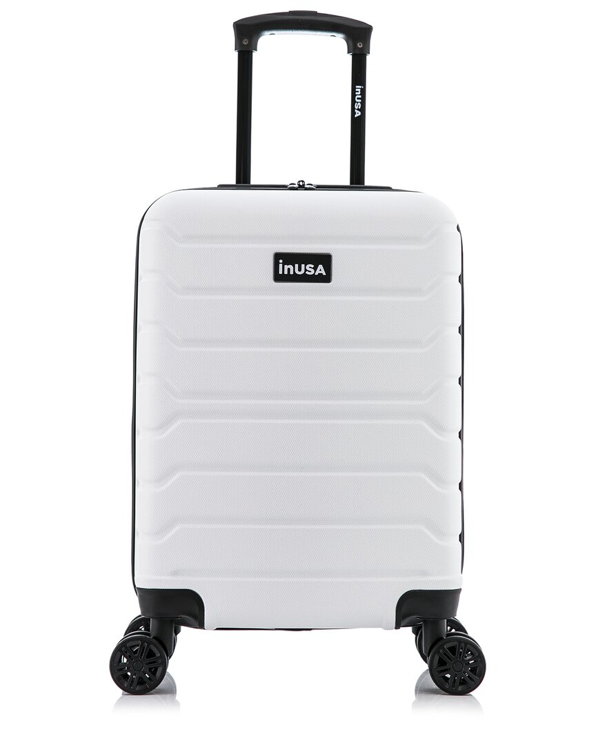 Inusa Trend Lightweight Hardside Luggage 20in In White