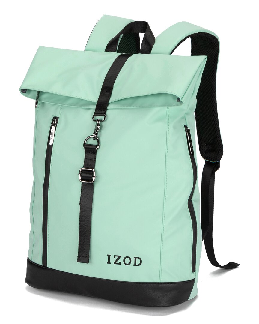Izod Quilted Elegance Devine Backpack Computer Bag In Black