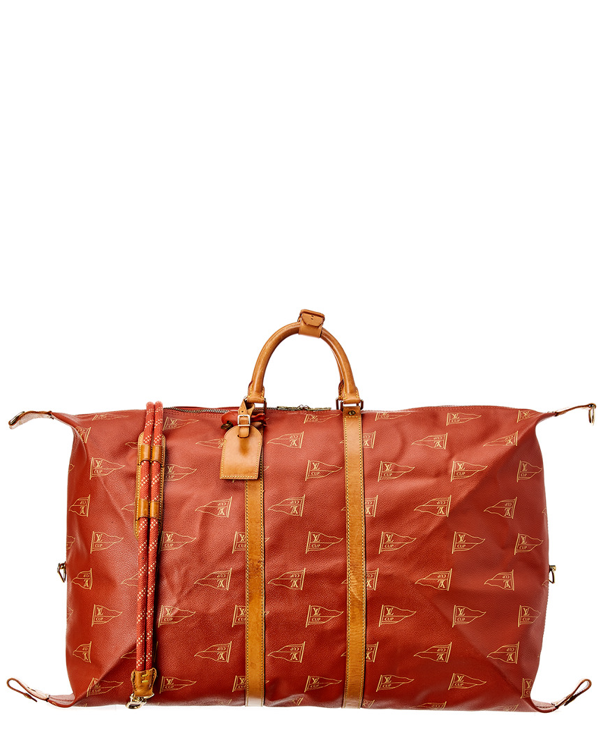Louis Vuitton Limited Edition Red Lv Cup Coated Canvas Boston Bag | eBay