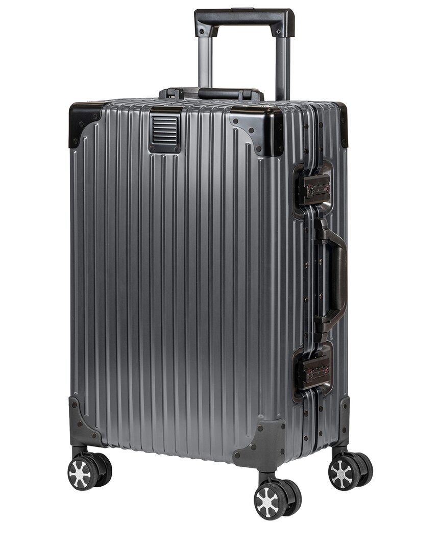 Champs Elite Aluminum Carry-on In Gray