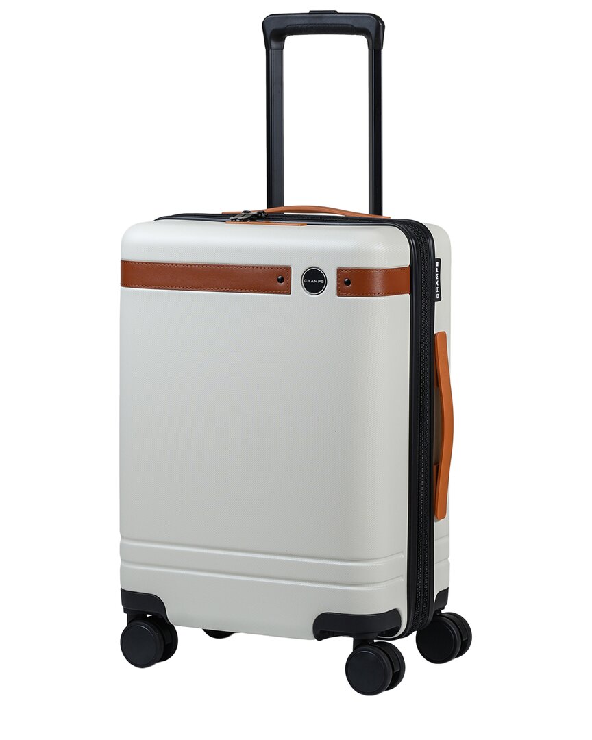 Champs Vintage Iv Expandable Carry-on In White