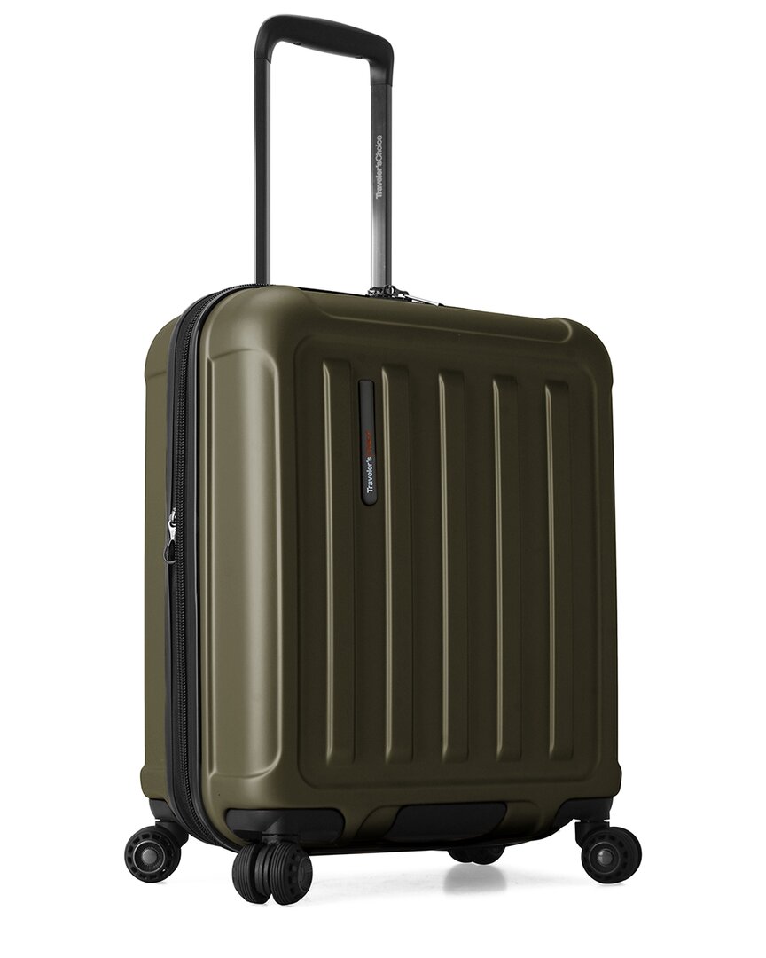 Traveler's Choice The Art Of Travel Expandable 21in Carry-on In Brown