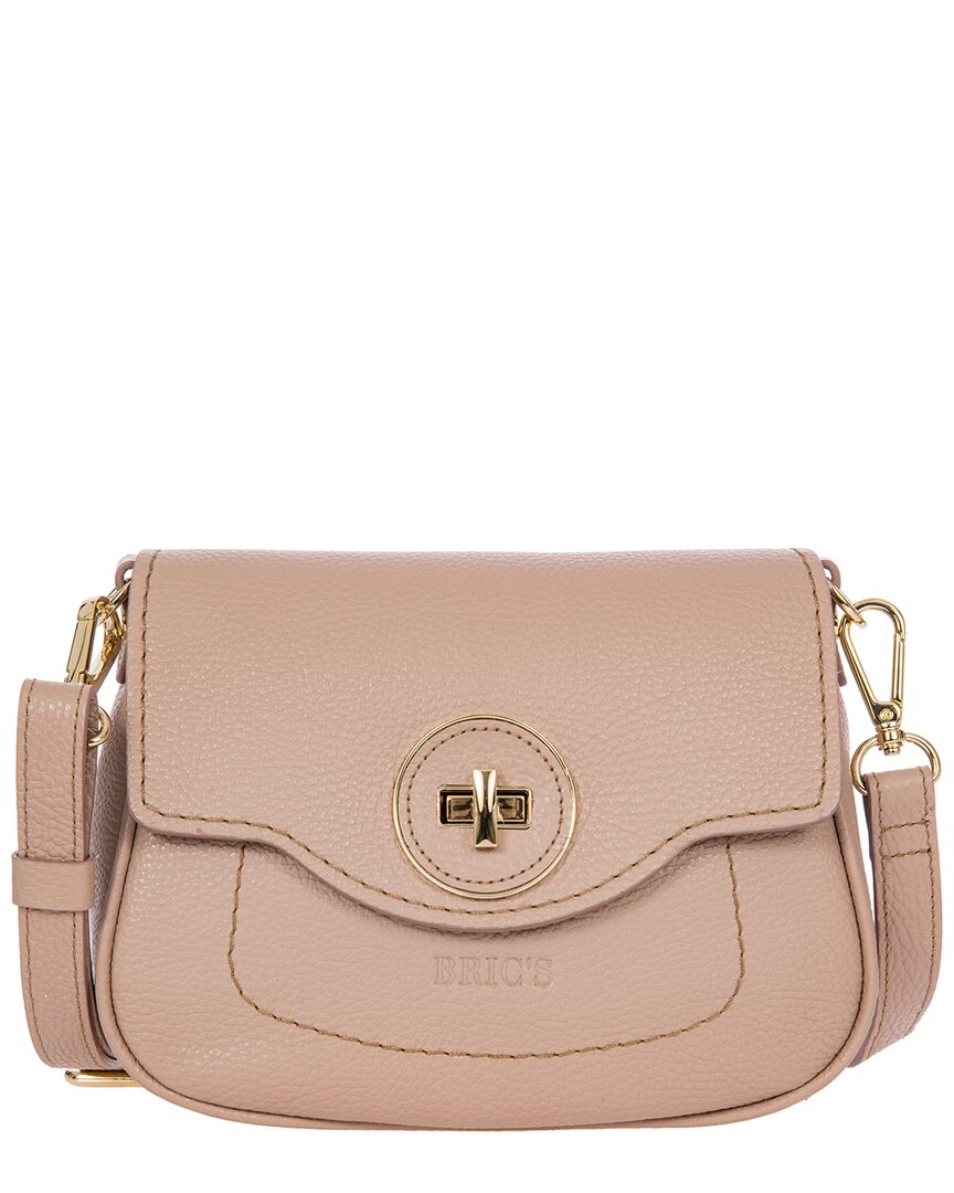 Bric's Gondola Gardenia Leather Bag In Pink