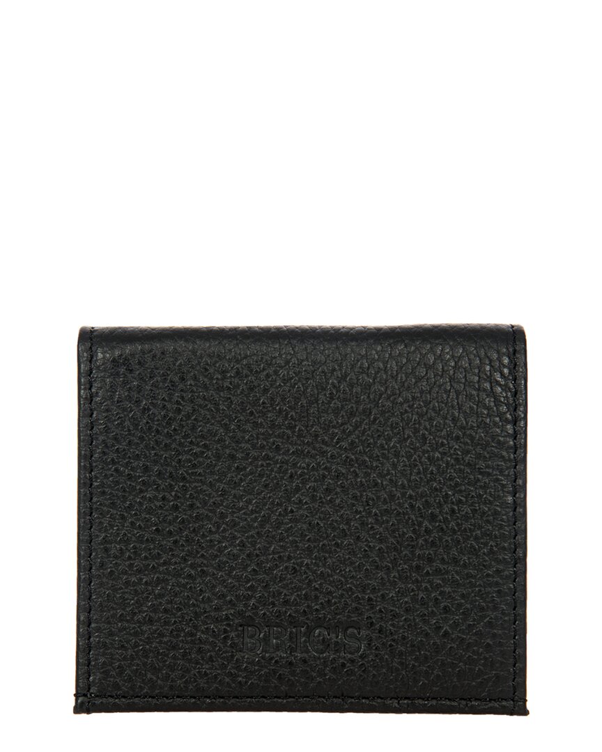 Bric's Gondola Calla Leather Wallet In Black