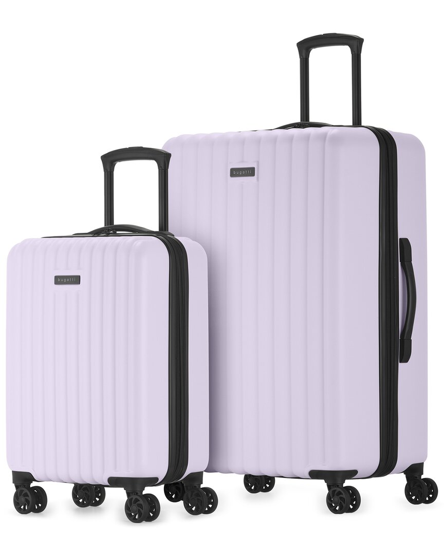 Bugatti Tokyo Expandable 2pc Luggage Set In Purple