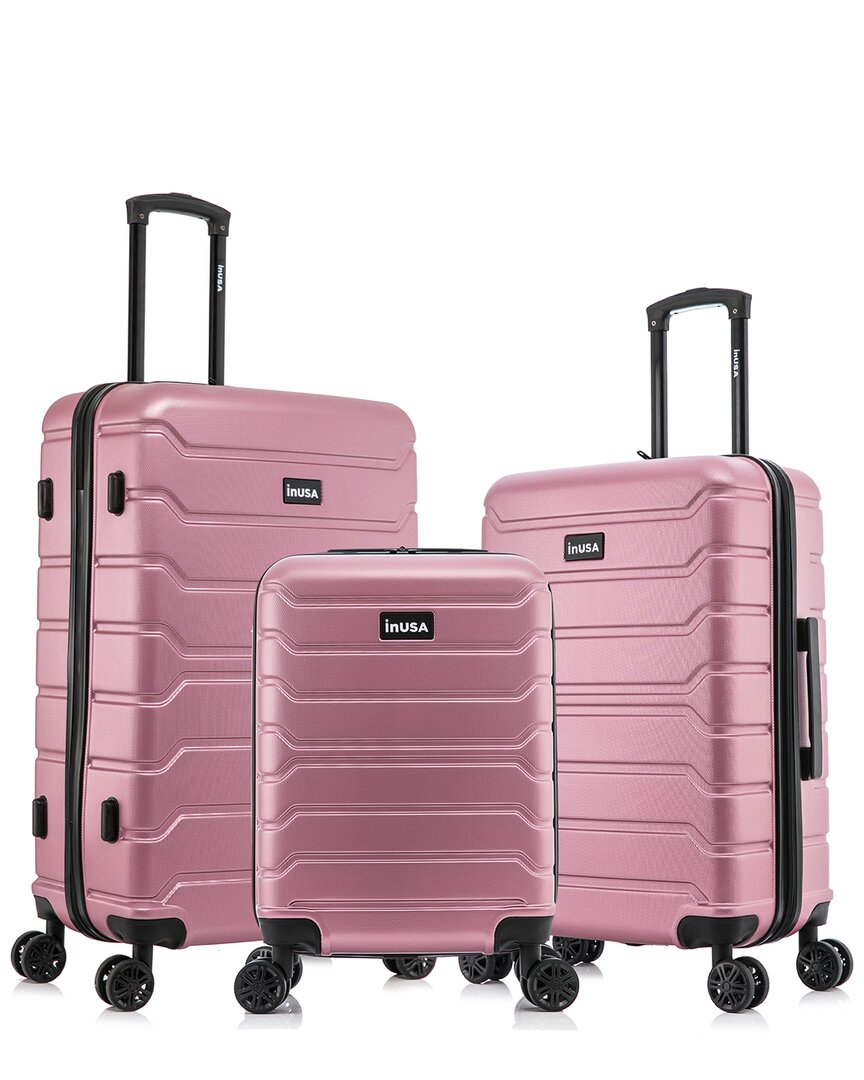 Inusa Trend Lightweight Hardside 3pc Spinner Set