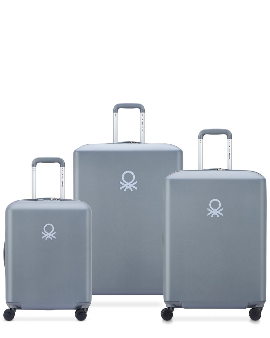 Benetton Ucb Hard 3pc Luggage Set