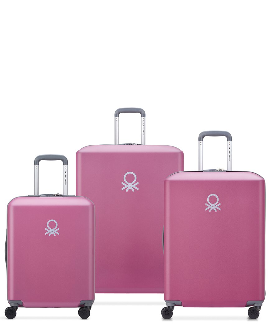 Benetton Ucb Hard 3pc Luggage Set