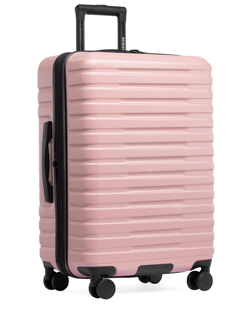 Traveler's Choice Us Traveler Boren Expandable 2pc Luggage Set In Pink