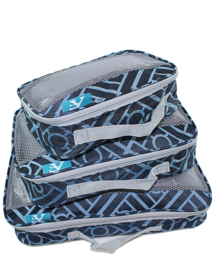 American Flyer Astor Collection 3pc Packing Cubes Set