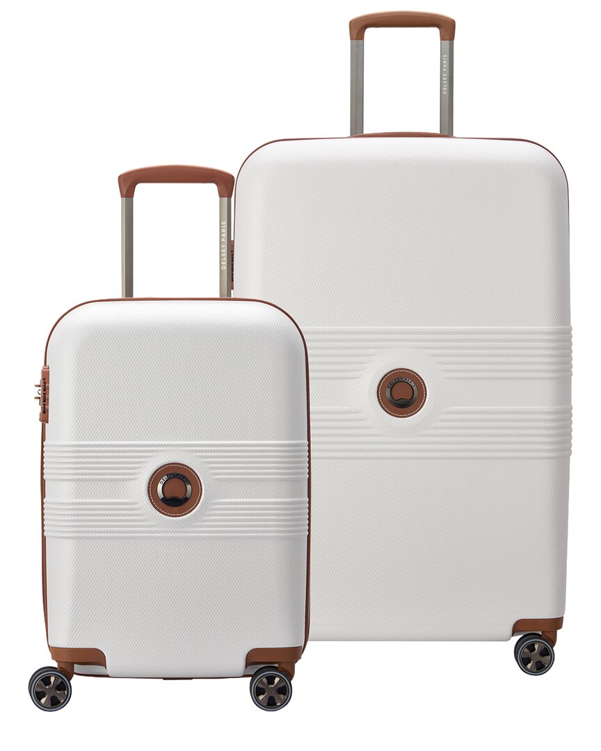 Delsey Paris 2pc Flanerie Luggage Set In White