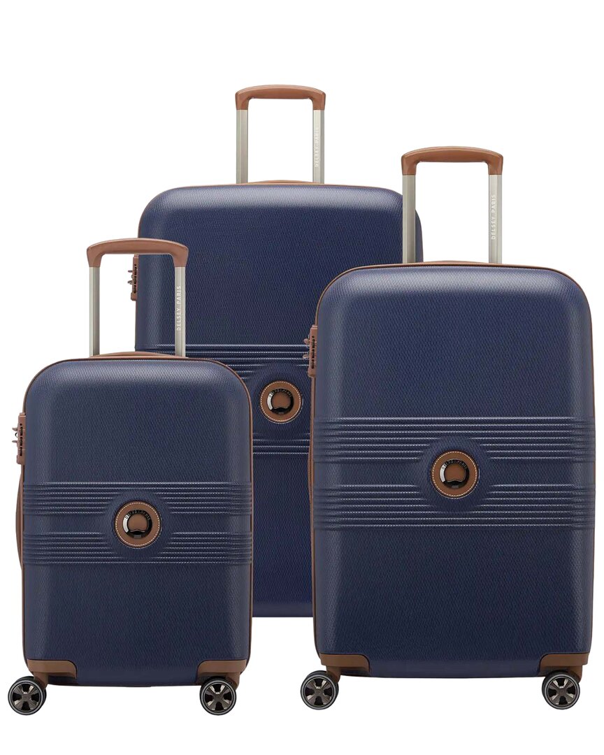 Delsey Paris 3pc Flanerie Se Luggage Set In Blue