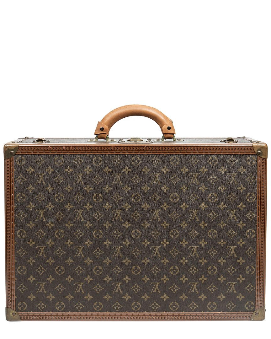 Pre-owned Louis Vuitton Brown Monogram Canvas Bisten 55 (authentic Pre-loved)